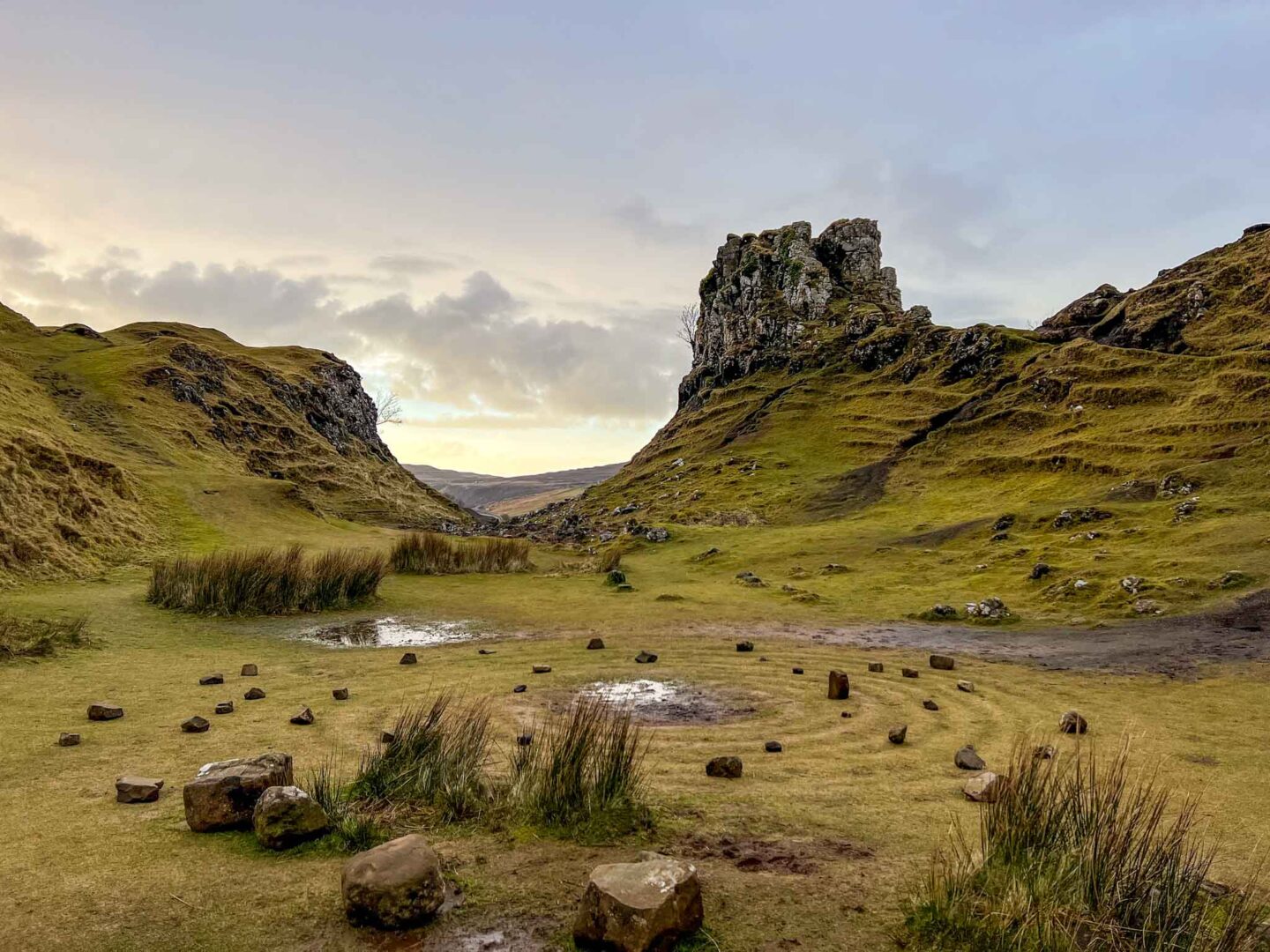 things to do in the Scottish Highlands, Fairy Glen at sunset - things to do in the Scottish Highlands, Fairy Glen at sunset