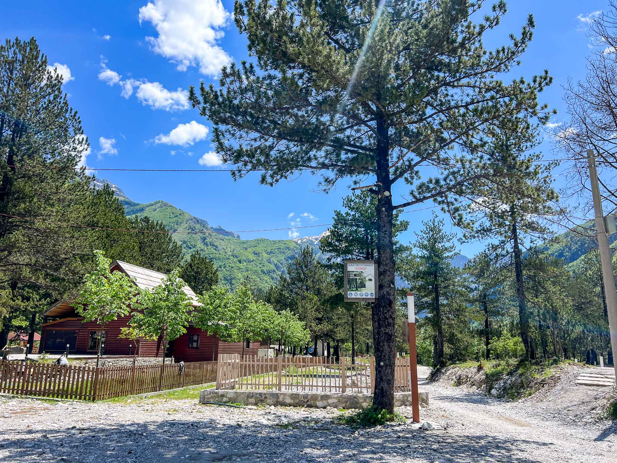 The Wandering Quinn Travel Blog one day in Theth Albania, village of Theth on sunny day