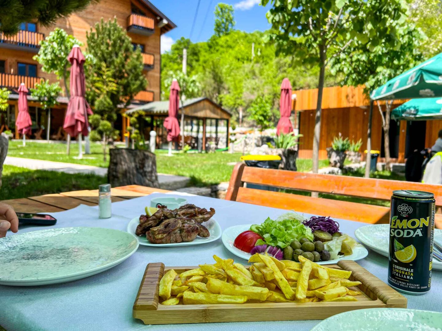 one day in Theth Albania, lunch in Theth restaurant - one day in Theth Albania, lunch in Theth restaurant