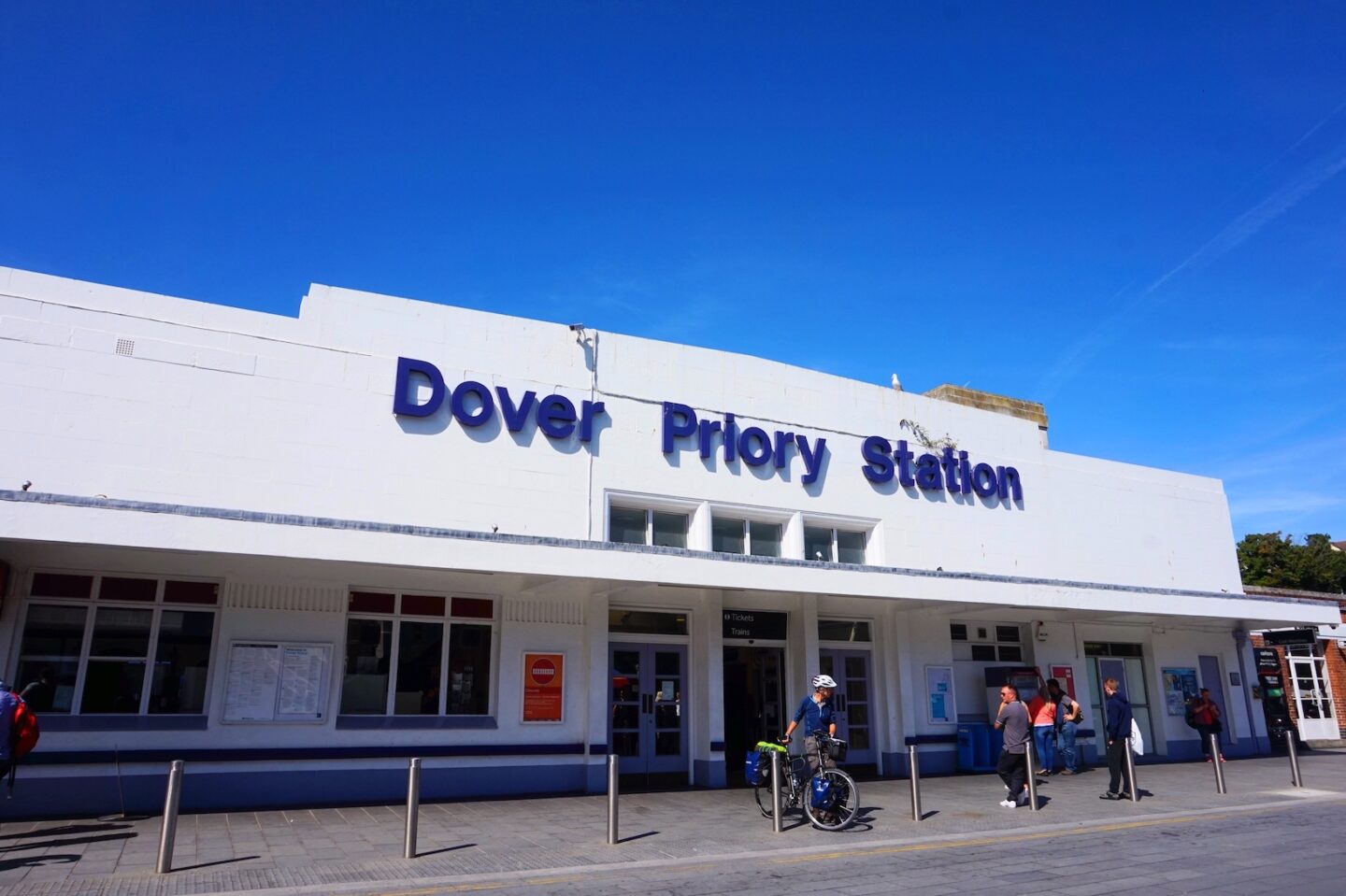 Dover Priory Train station entrance - Dover Priory Train station entrance