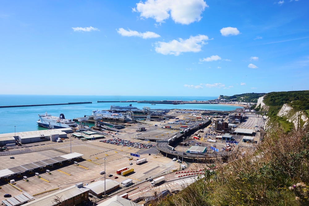 Dover Port from above - Dover Port from above