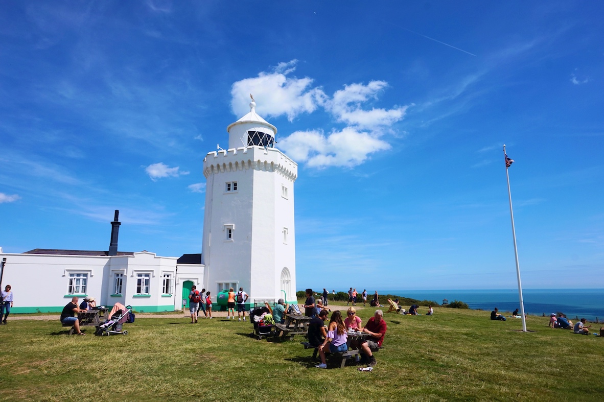 South Foreland lighthouse on sunny day - South Foreland lighthouse on sunny day