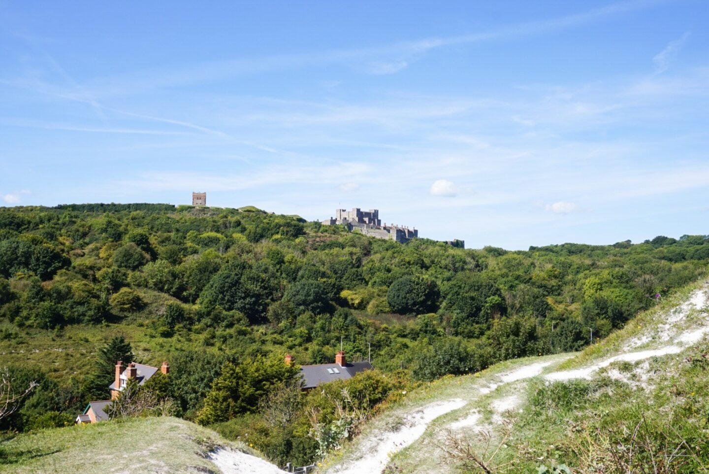 Dover Castle up on the hill - Dover Castle up on the hill