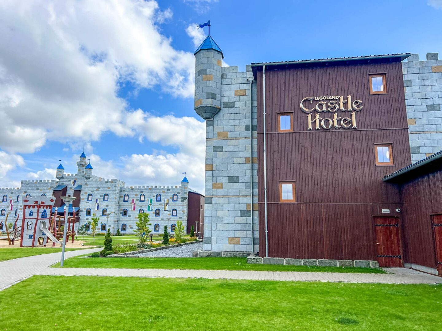 things to do in Billund, LEGOLAND Castle Hotel from outside