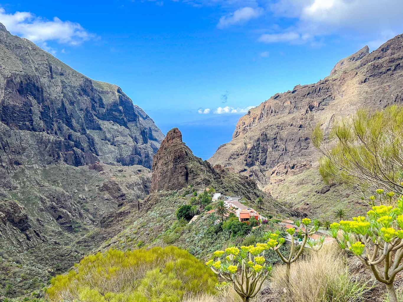 places to visit in Tenerife,  view of Masca Valley