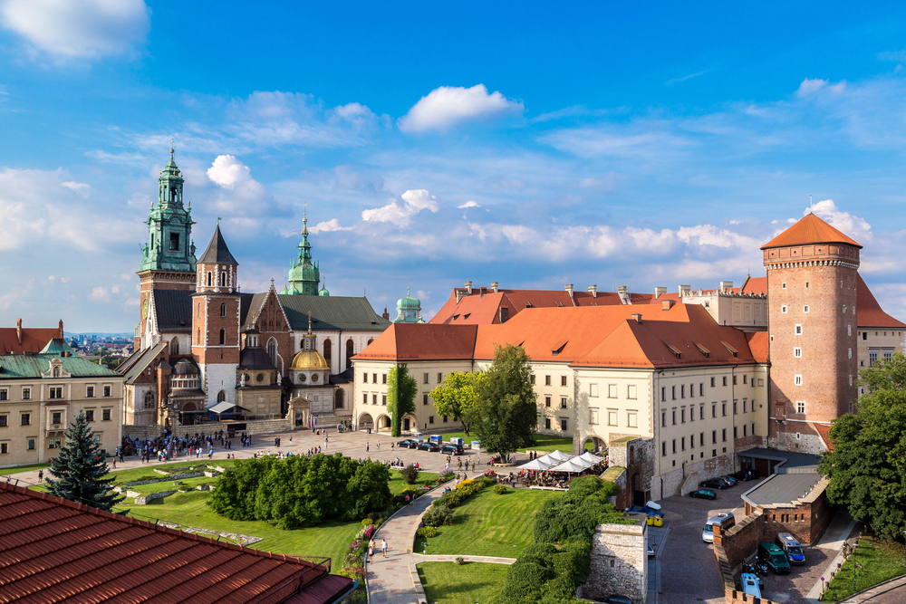 extreme day trip from Manchester airport, Krakow castle