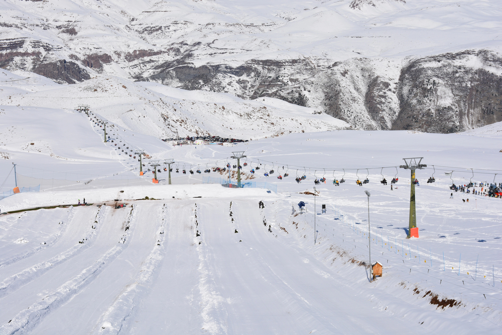 best countries to visit in June, ski resort in Chile