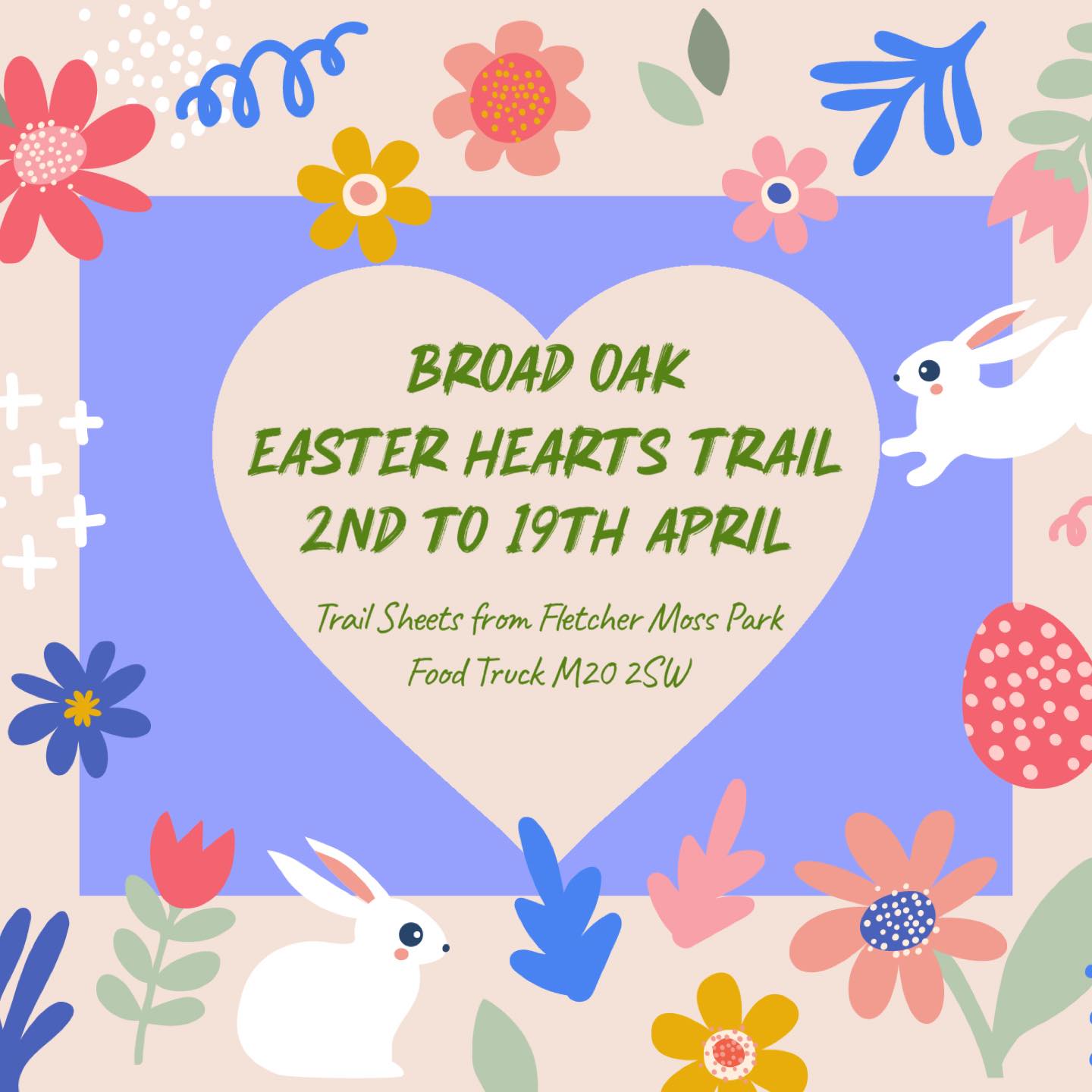 things to do in Manchester Easter holidays, broad oak easter trail