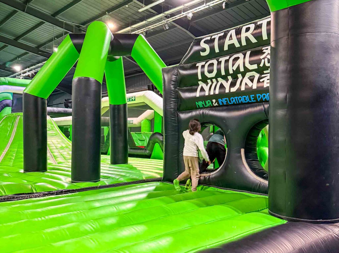 things to do in Manchester Easter holidays, inside total ninja