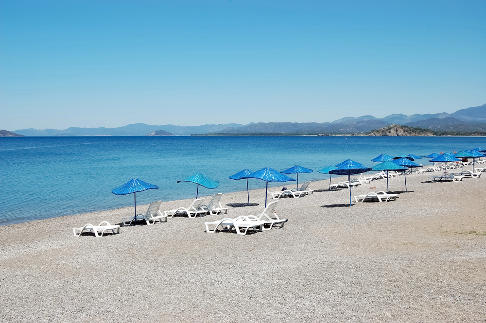 best places to go in June europe, fethiye beach in Turkey 