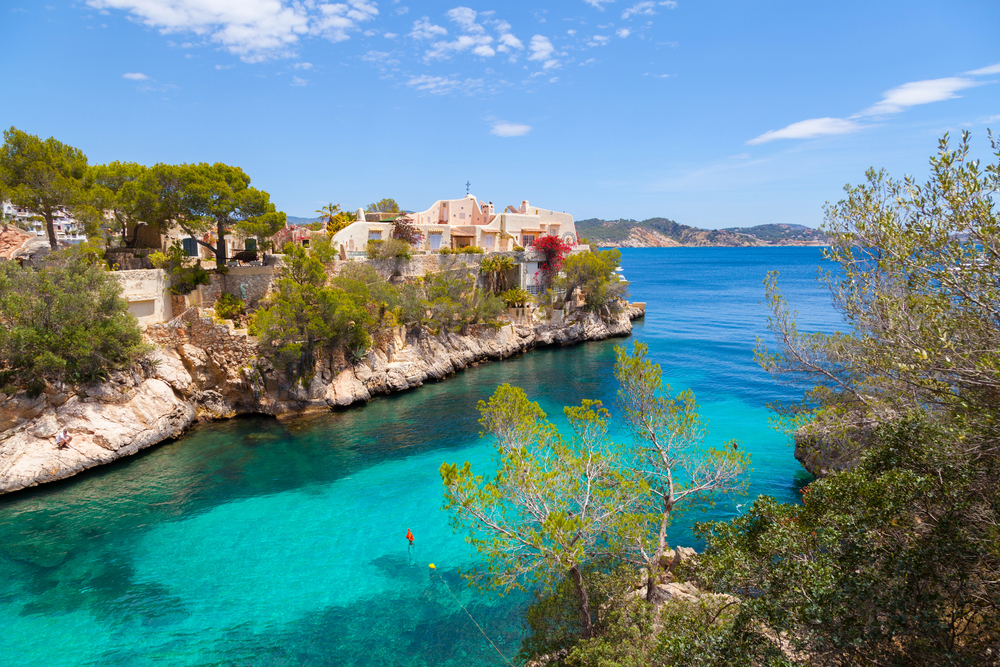 best places to go in June europe, small bay on Majorca beach