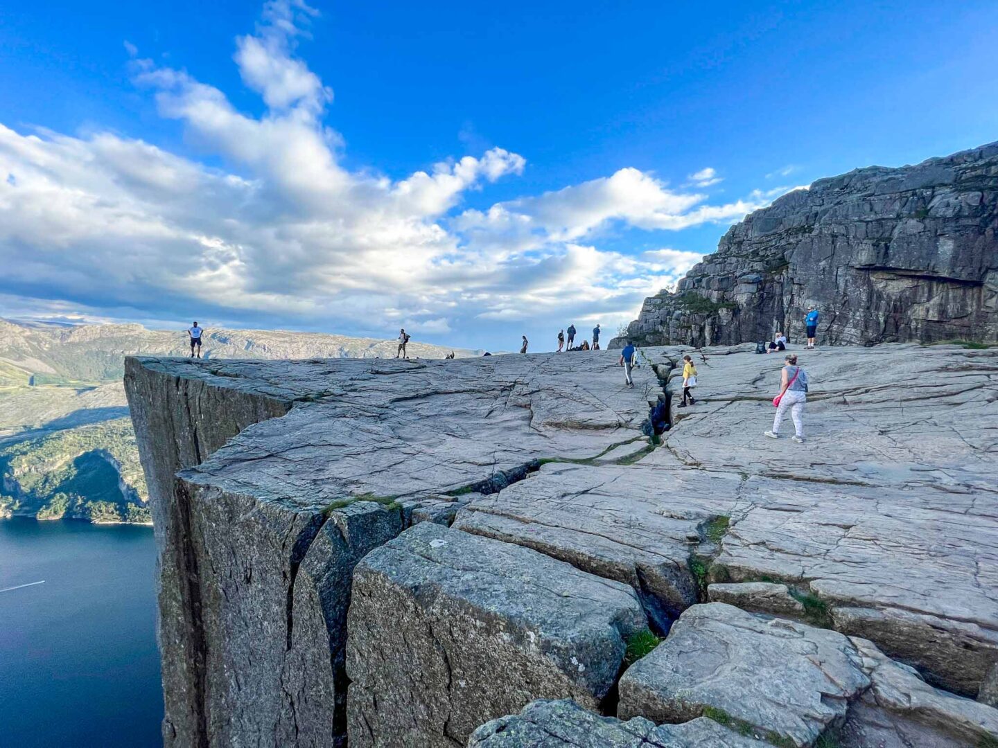 best countries to visit in September, hiking pulpit rock in Norway in September