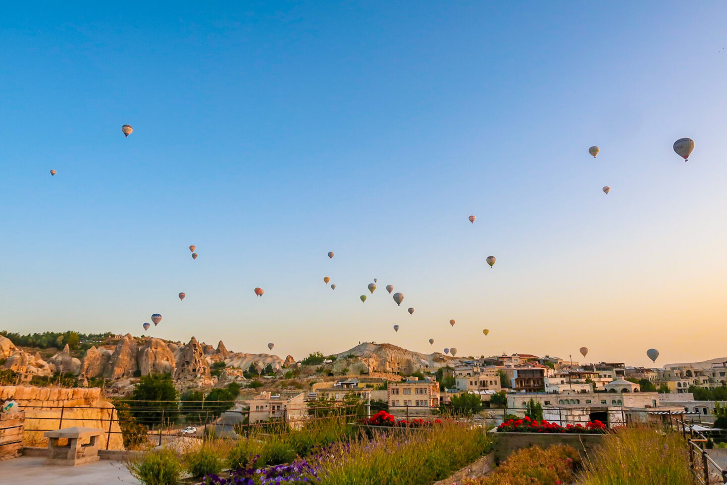 best countries to visit in September, hot air balloons in Cappadocia in September